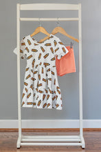 Load image into Gallery viewer, Pencil Back to School Short Sleeve Tiered Dress Set

