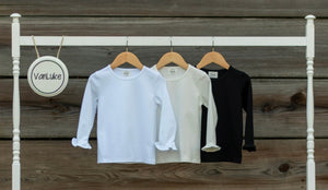 Cotton Ruffle Sleeve Layering Shirts