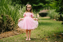 Load image into Gallery viewer, Pink Vintage Floral Tutu Dress
