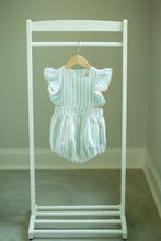 Load image into Gallery viewer, Floral &amp; Fruit Stripe Romper
