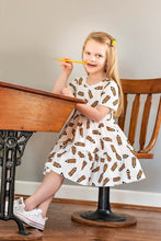 Load image into Gallery viewer, Pencil Back to School Short Sleeve Tiered Dress Set
