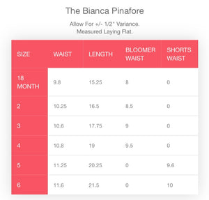 The Bianca Pinafore