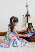Load image into Gallery viewer, Sailboat Dollie &amp; Me Dress Set
