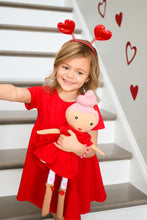 Load image into Gallery viewer, Red Dollie &amp; Me Dress Set
