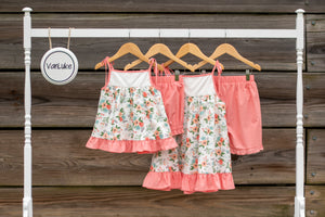 Peach Summer Tunic Set