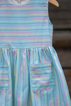 Load image into Gallery viewer, Handmade Flower Clip - M2M Simple Stripe Pocket Dress
