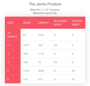 The Jamie Pinafore