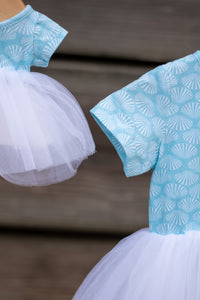 Handmade Flower Clip - M2M Seashell Tutu Dress