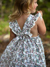 Load image into Gallery viewer, Wonderland Pinafore - White Floral
