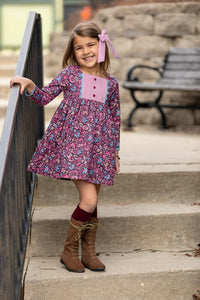 The Elena Dress In Fall Blooms