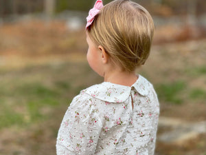 Floral Swiss Dot Layering Blouses