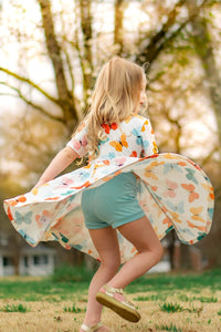 Butterfly Short Sleeve Dress Set